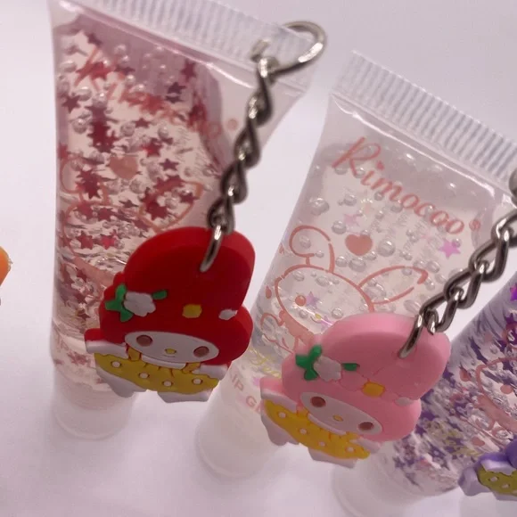 My Melody 6 Pack Glitter Lip Gloss - Color changing- Brand new - Picture 6 of 8